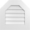 Ekena Millwork Octagonal Top Surface Mount PVC Gable Vent w/ 3-1/2"W x 1"P Standard Frame, 20"W x 20"H GVPOT20X2001SN - alternate 1